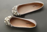 Balerinas con perlas