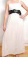 Vestido blanco y negro